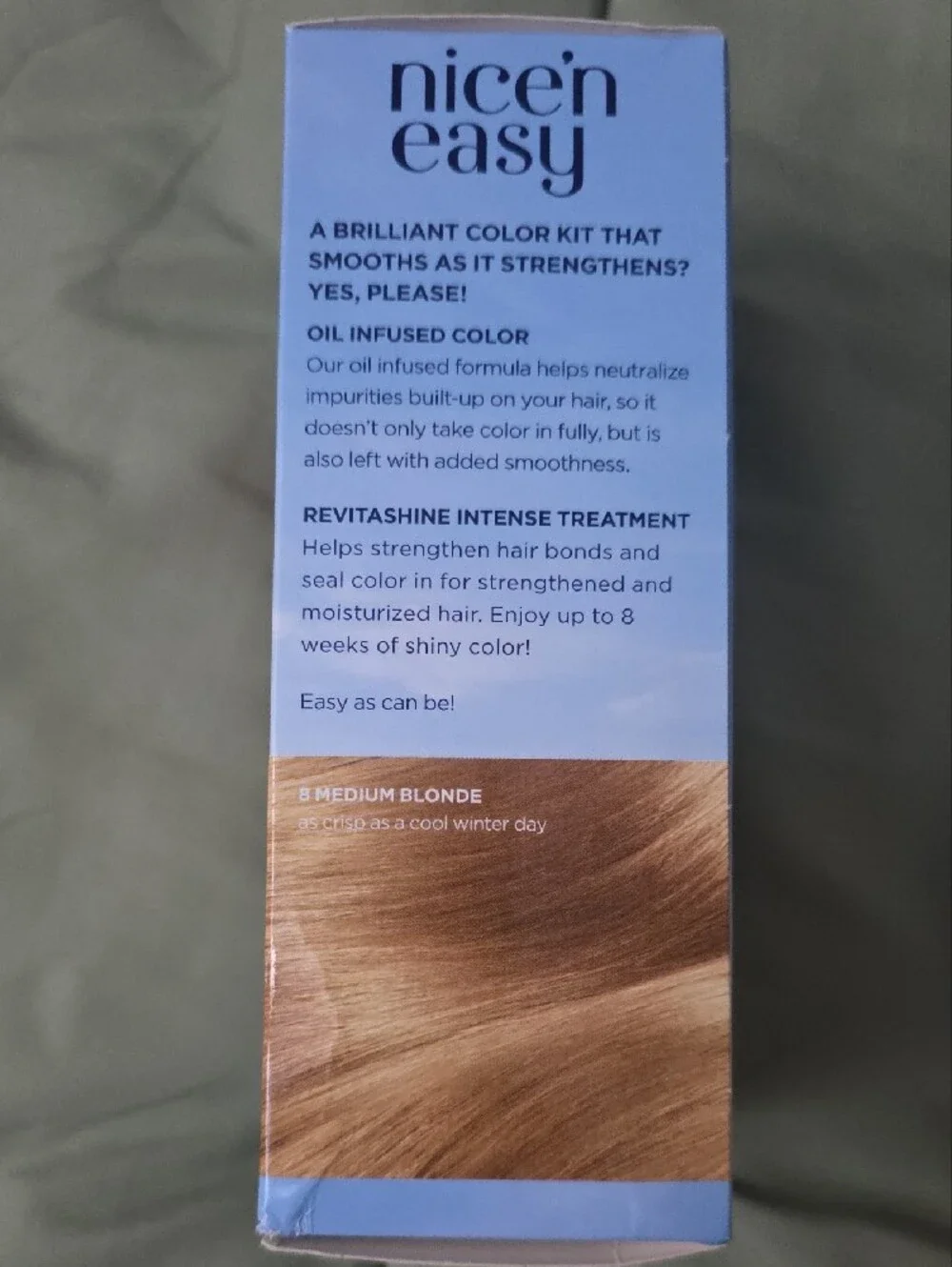 Nice'n Easy Permanent Hair Color — Medium Blonde (8), 2pk